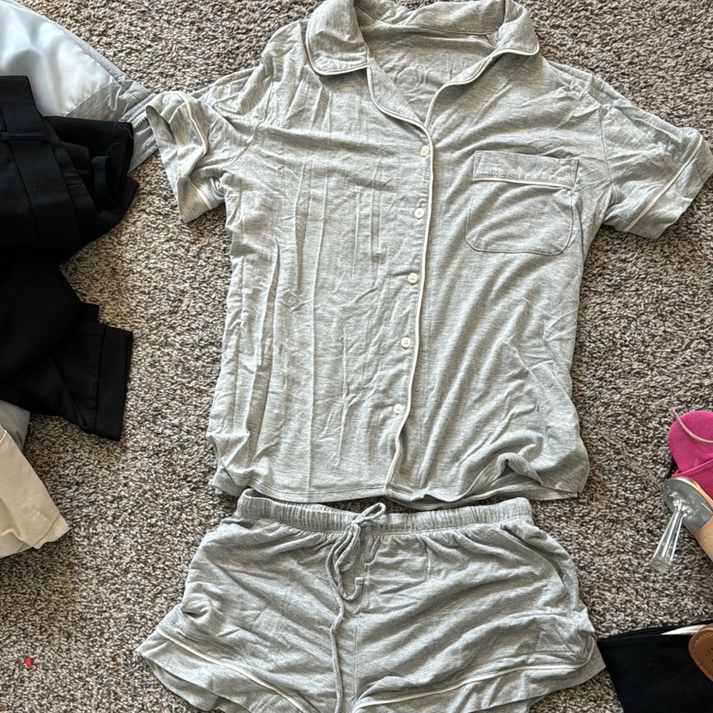 Gray Women's Pajama Set